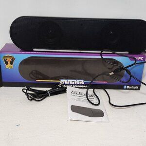 BUGHA LED Bluetooth Gaming 12" Soundbar w/RCB LED Light in Black - ZE030122